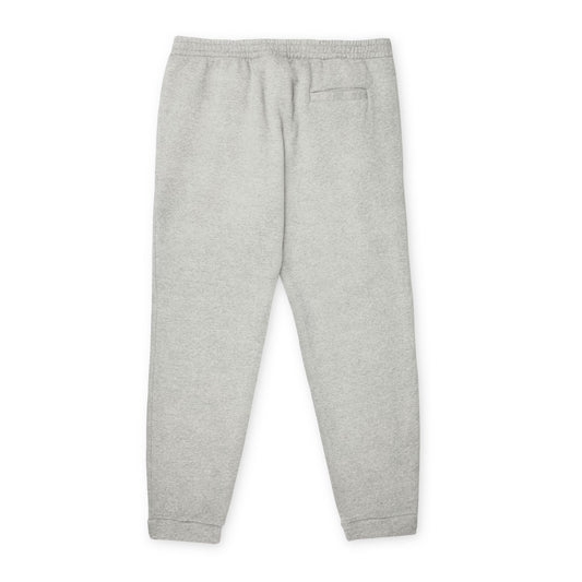 Embroidered Grey Fleece Joggers