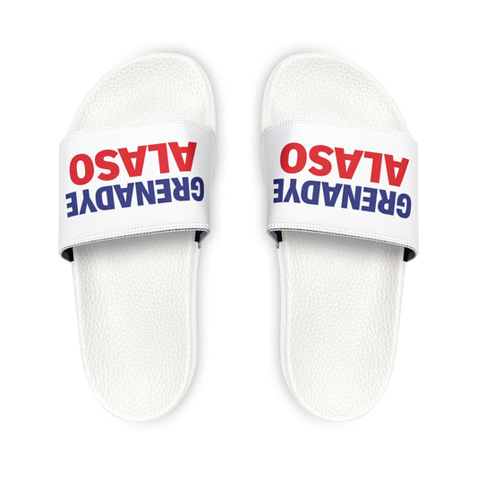 Youth Slide Sandals — 'GRENADYÈ ALASO' Adjustable Strap