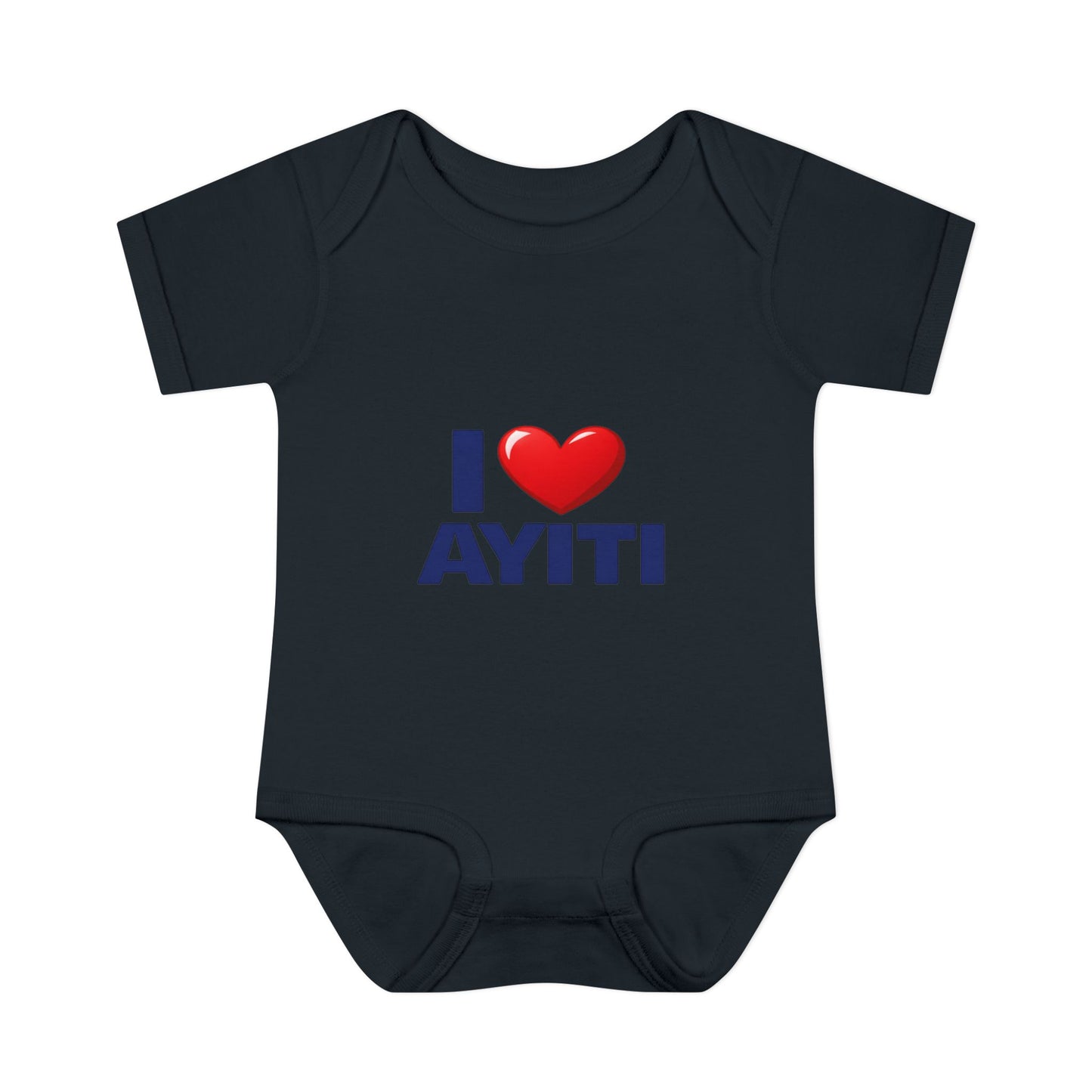 I Love Ayiti Baby Bodysuit — Cute Haitian Pride Infant Onesie