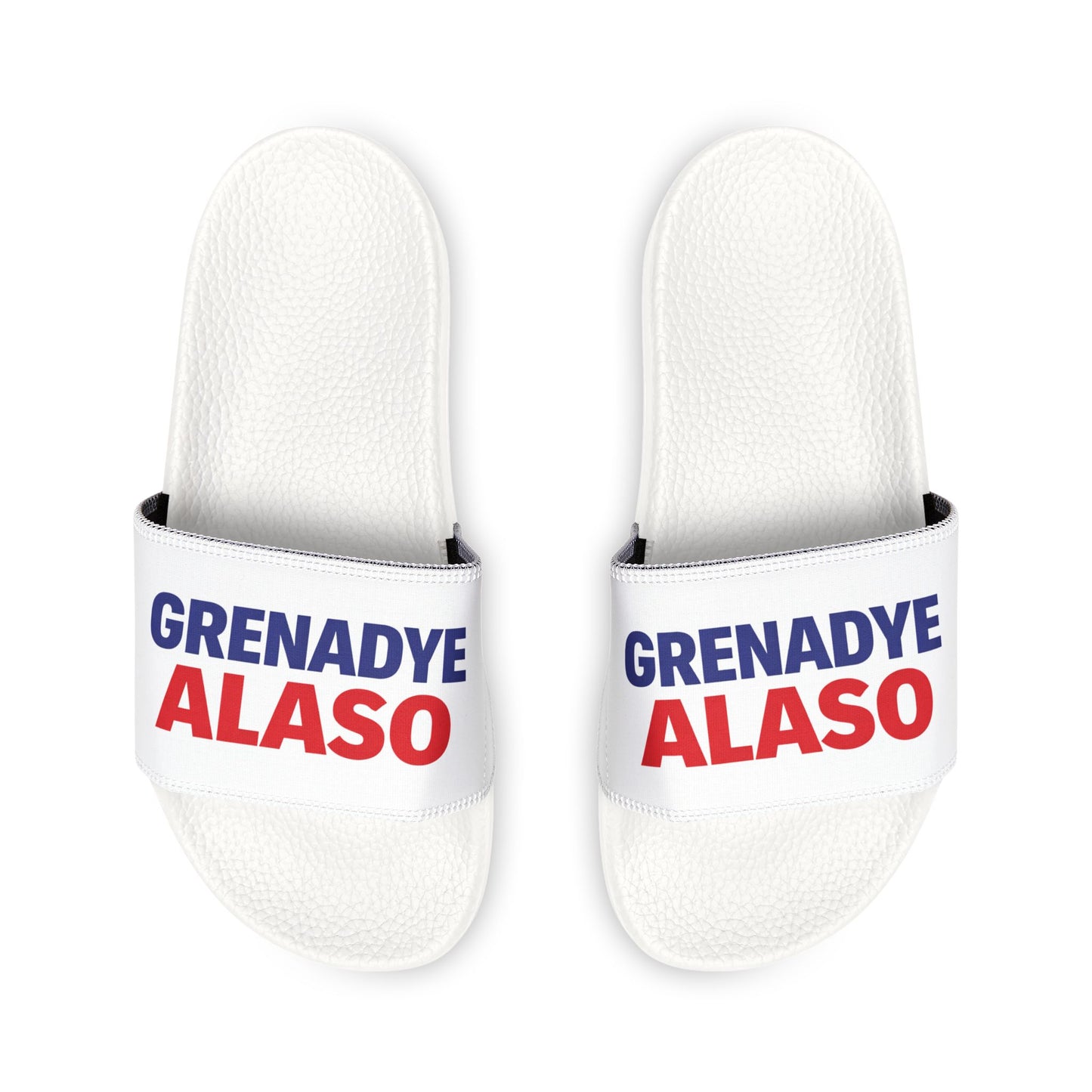 Youth Slide Sandals — 'GRENADYÈ ALASO' Adjustable Strap