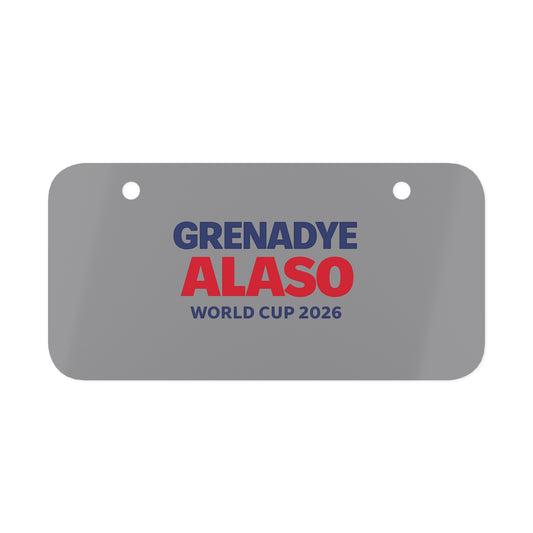 Mini License Plate — Grenadye Alaso World Cup 2026 Decorative Tag